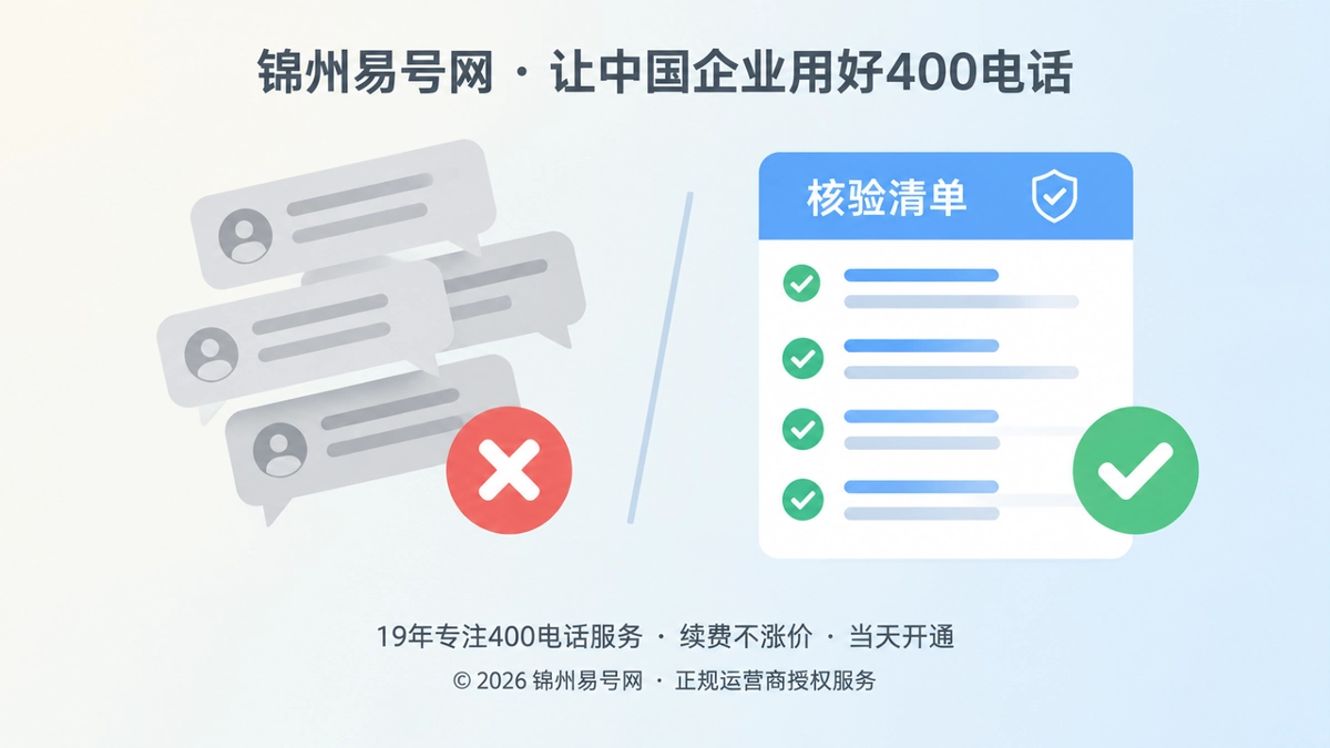2026年400电话诚实守信：让企业承诺经得起核验