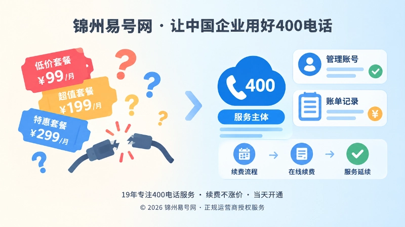 低价套餐与正规400电话服务对比配图